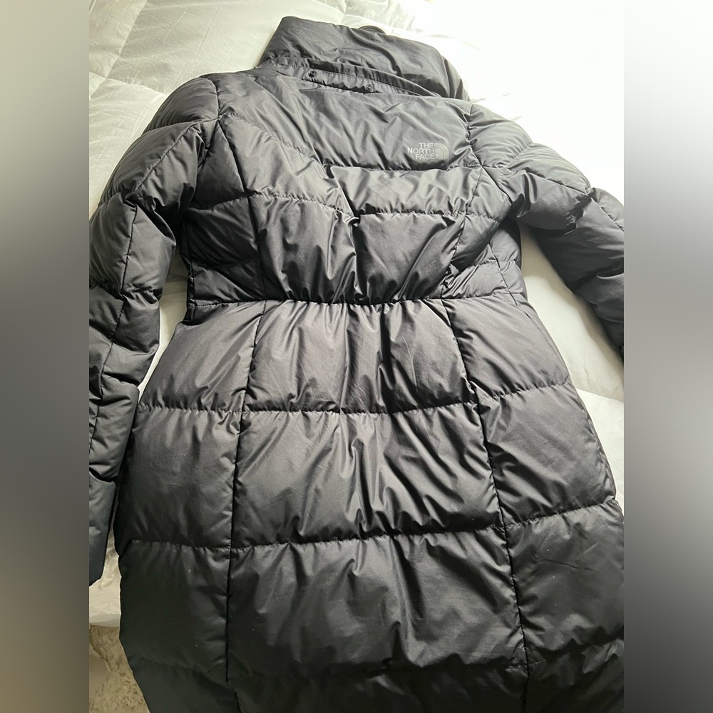 North face coat will add hood as well